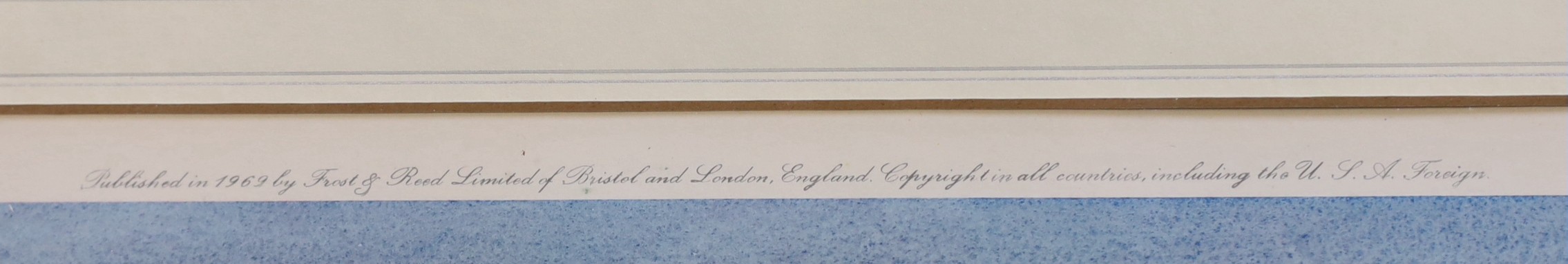 Sir William Russell Flint, signed limited edition print, 'Waves', 48 x 63cm